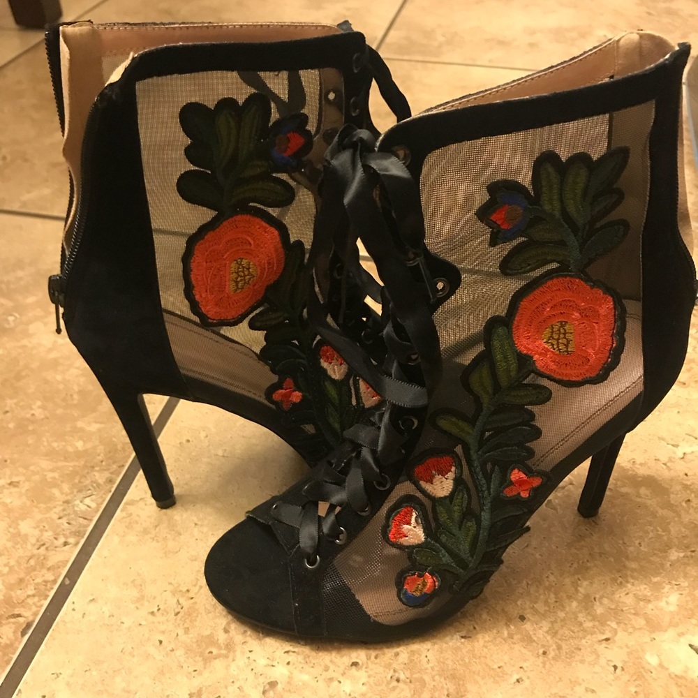 Lace up heels